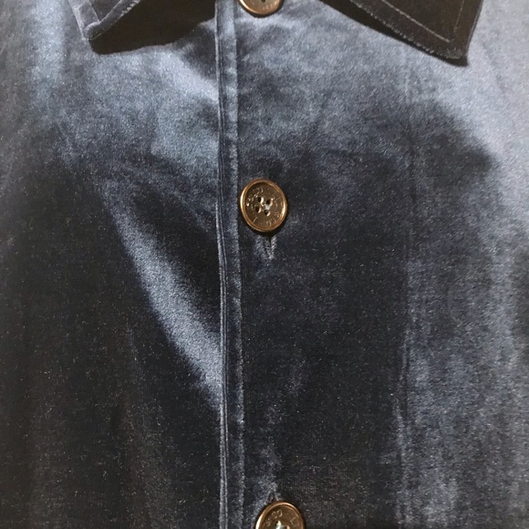 Womens Liz Claiborne reversible velvet jacket size L - Picture 4 of 7